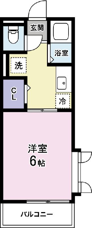 コーポタカダAの間取り