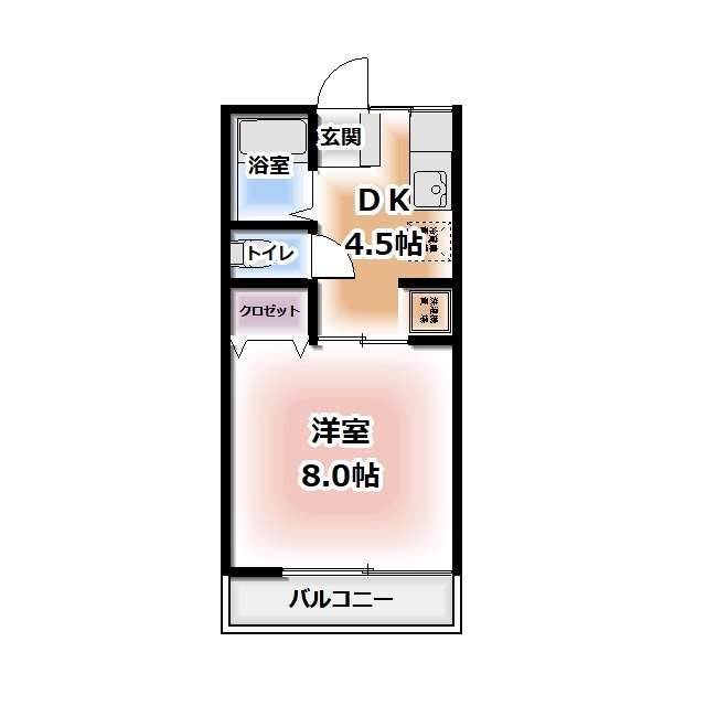 フルールの間取り