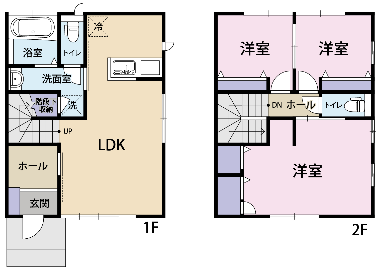 かささぎの間取り