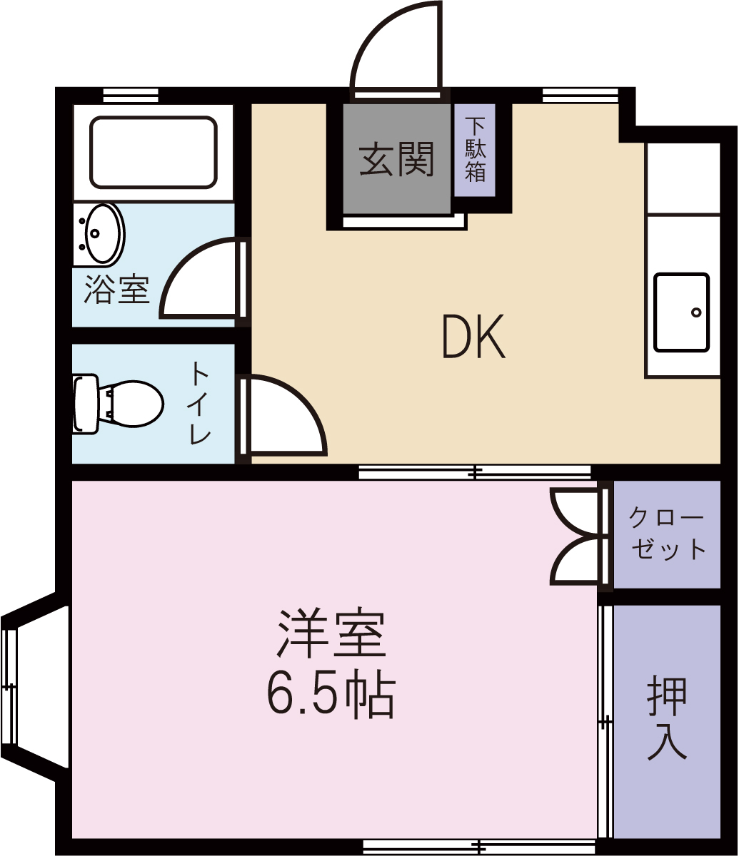 コーポ松本の間取り