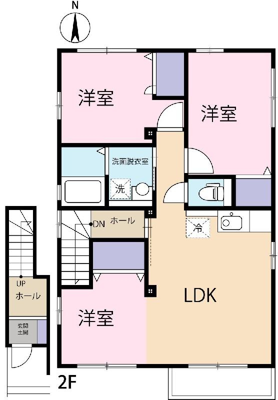 向日葵(新居町)の間取り
