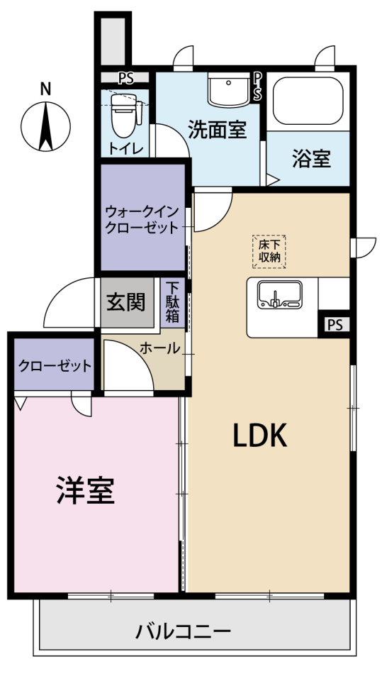 クレセオ ヴェントーの間取り