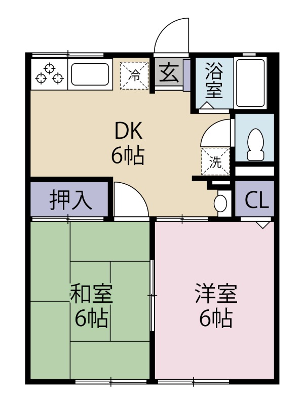 シティハイム四季の間取り