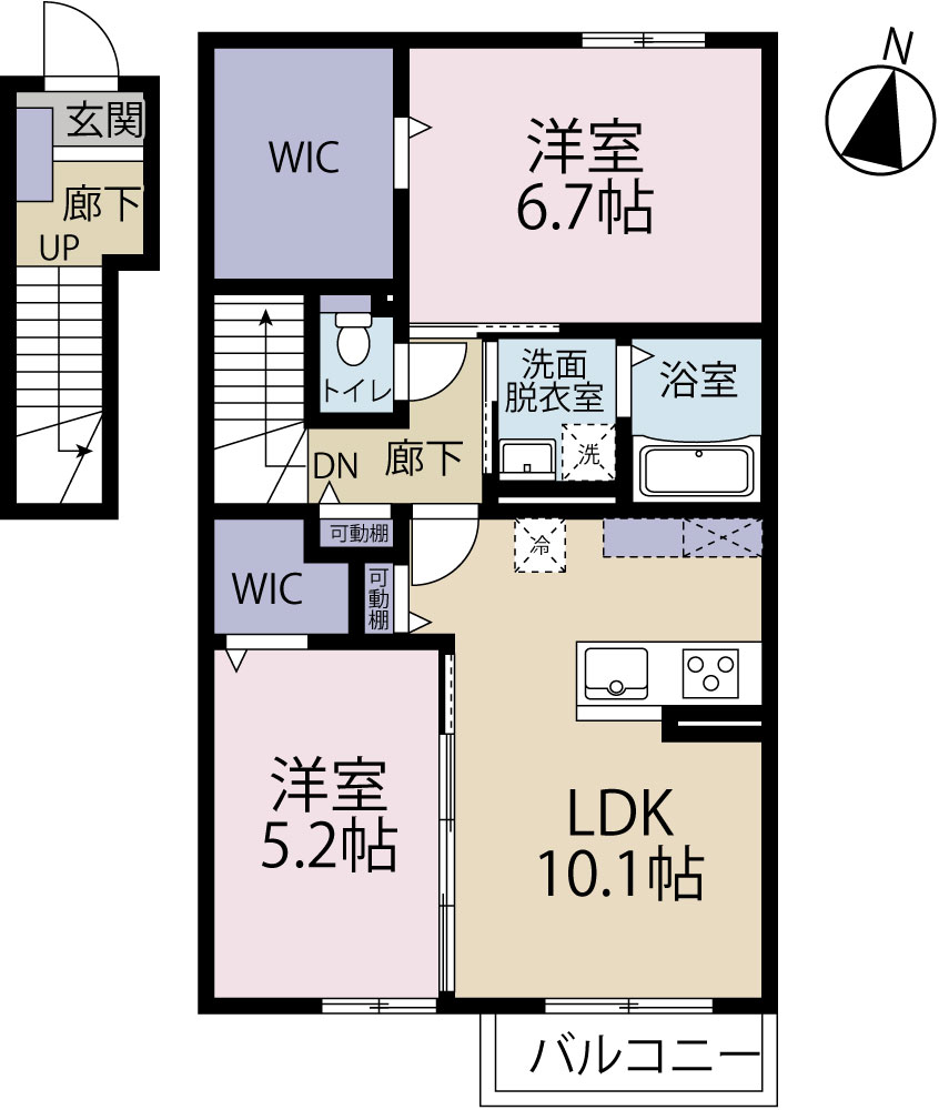 セレーネTMの間取り