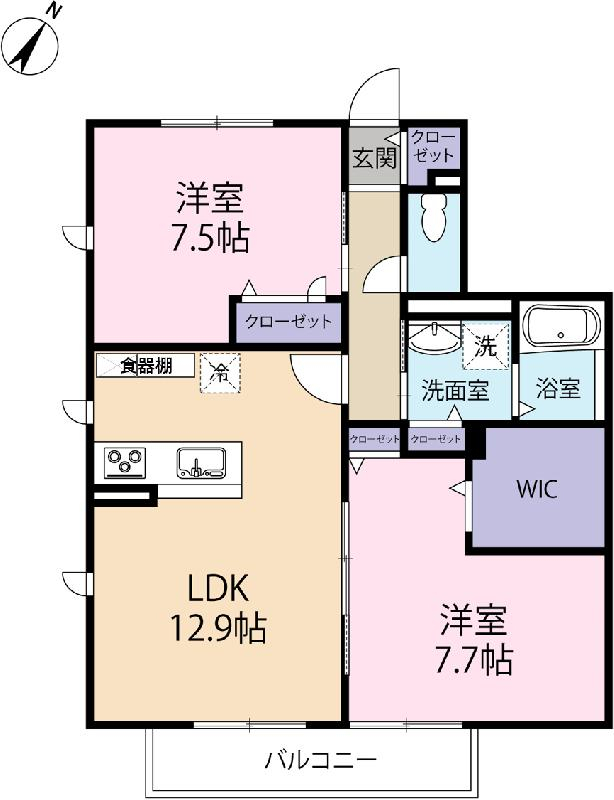 パーチェの間取り