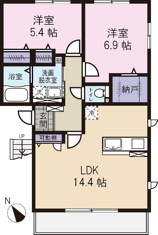 Brave Hillsの間取り