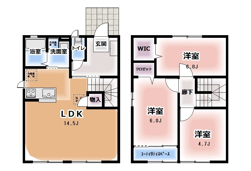 ウィステリアBの間取り