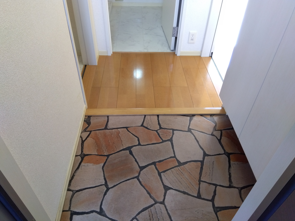 ファミール狐ヶ崎の玄関