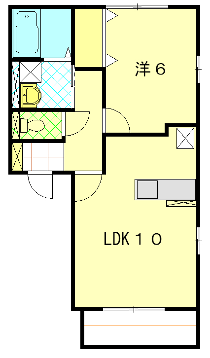 レインボールートの間取り
