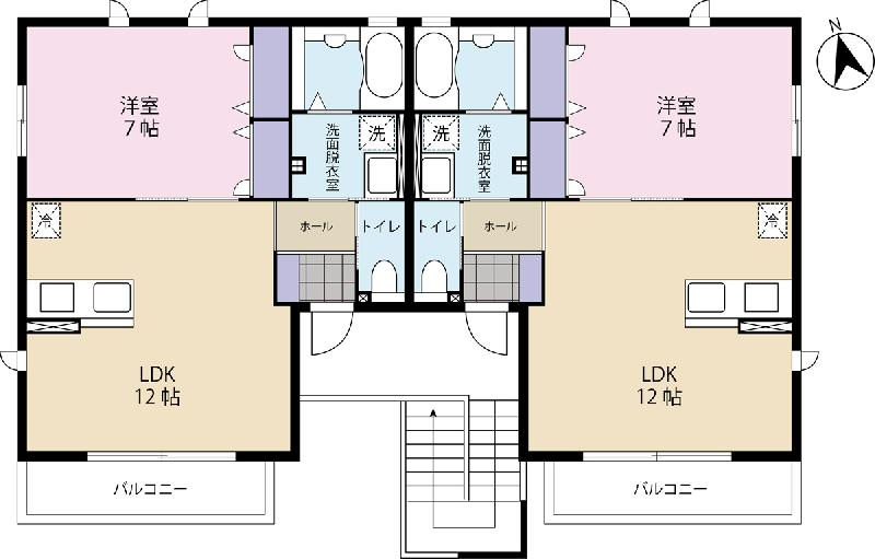 APOLLO・Kの間取り