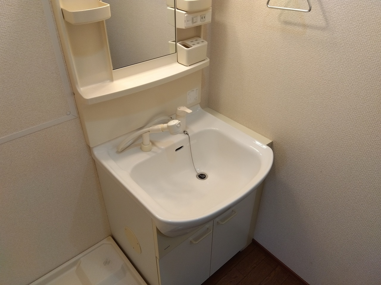 クレセールメゾンAの洗面所