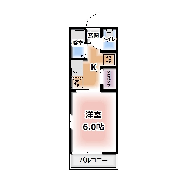 ツインリーブスBの間取り