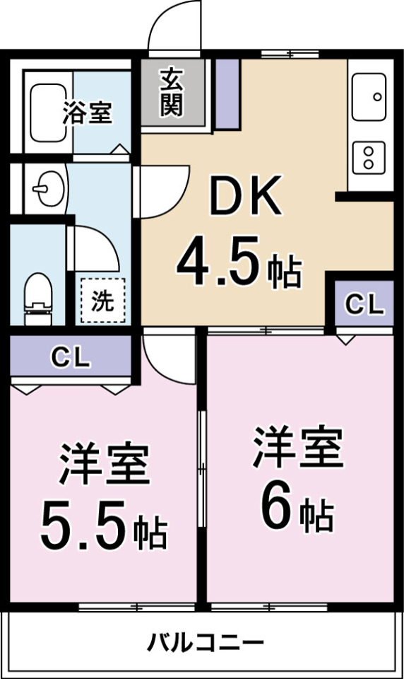 ファミールJの間取り