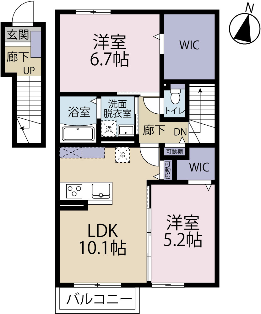 セレーネTMの間取り