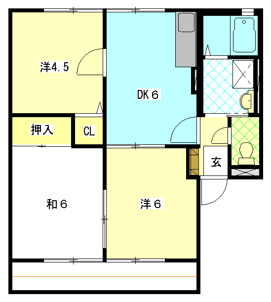 ピアチェーレの間取り