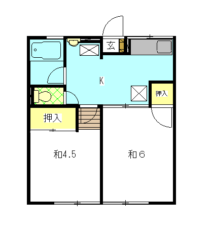 エステールの間取り