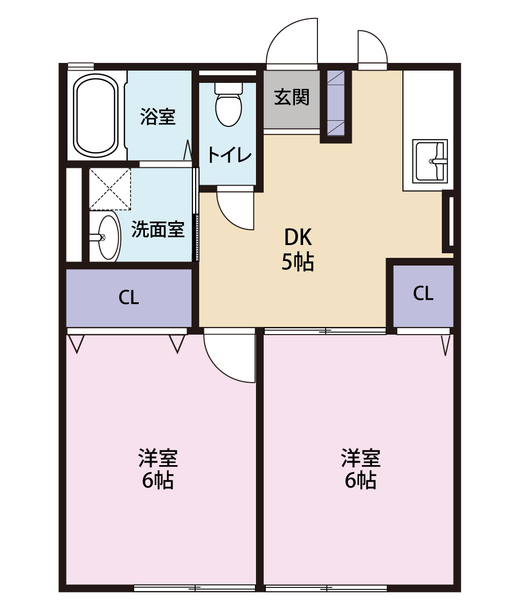 ツェントラムの間取り