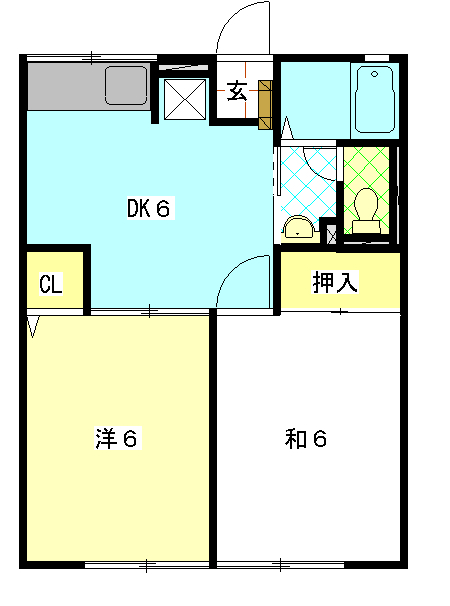 トレイシュアルボレーIの間取り