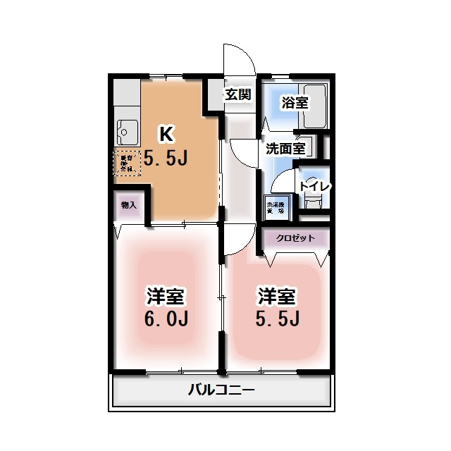 ピアチェーレの間取り