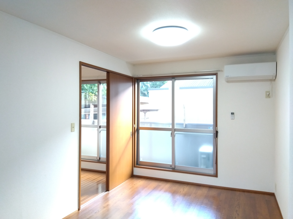 紅葉のリビング