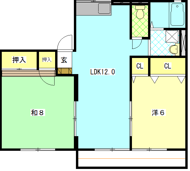 ピュアIIの間取り