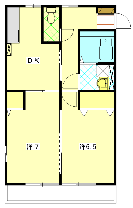 フローラさくらの間取り
