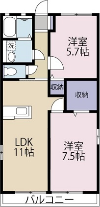 レスポワールCの間取り