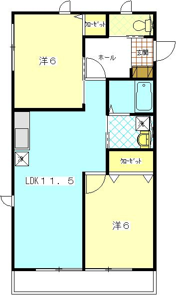 サンメゾンの間取り