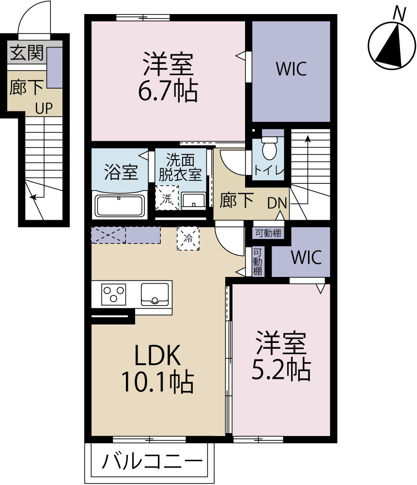 セレーネTMの間取り