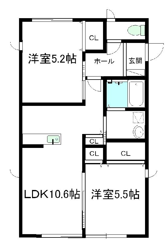 フリースタイルIIの間取り