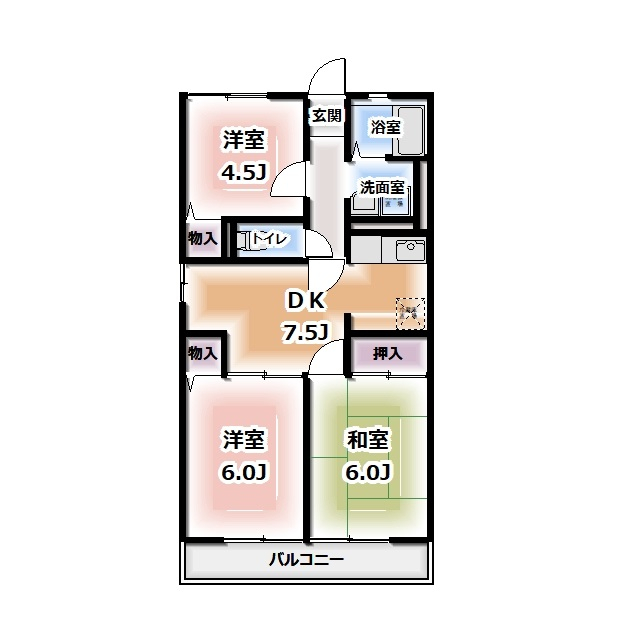 ファミーユの間取り