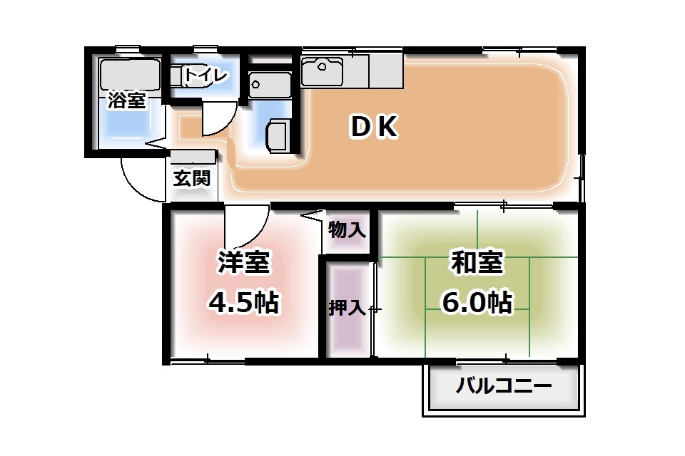 南風の間取り