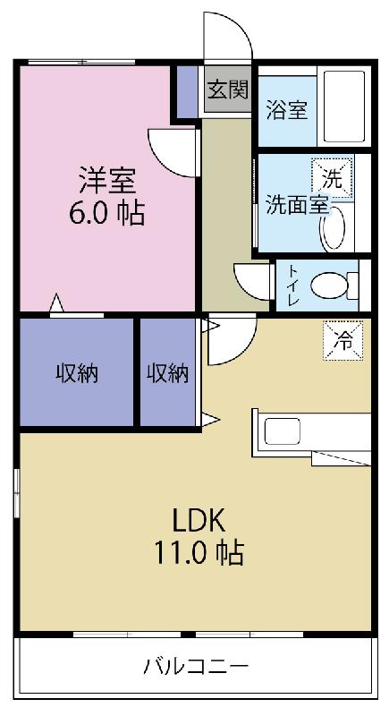 ブライトガーデンIの間取り