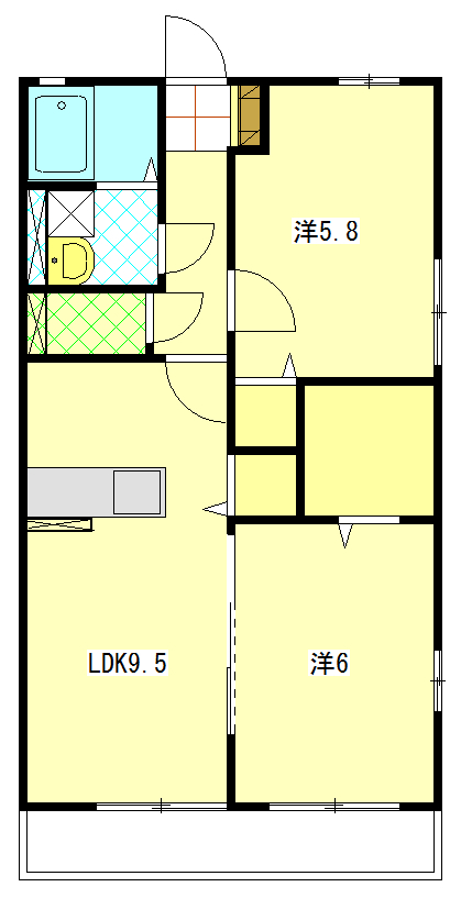 ブランドールの間取り