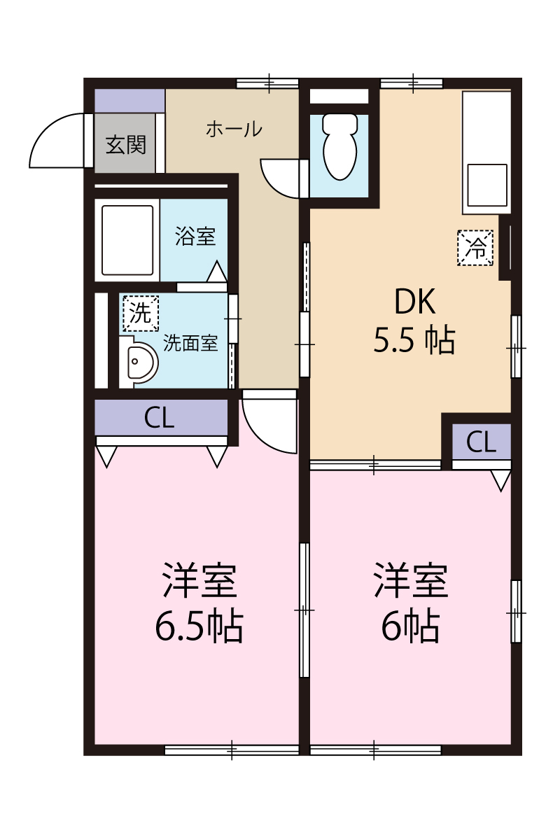 リーベンIの間取り