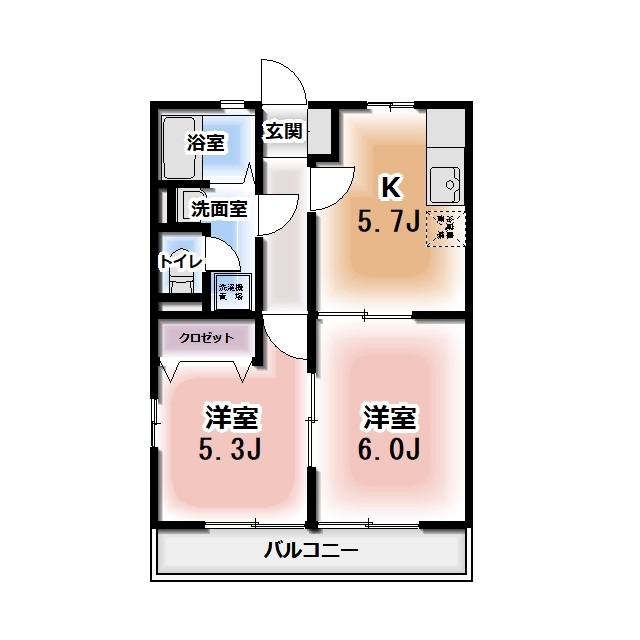 チェスナッツの間取り