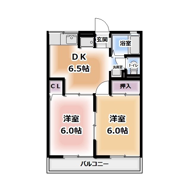 ラ・メールBの間取り