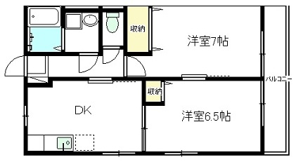 ウィンビレッジDの間取り