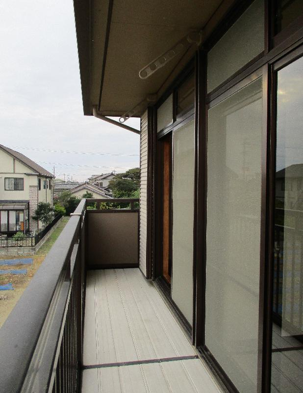 雄Aのバルコニー