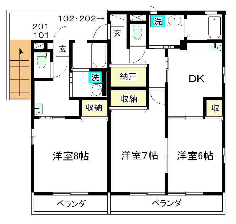 レトアSKIIの間取り