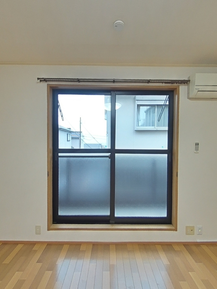 メゾネットの寝室