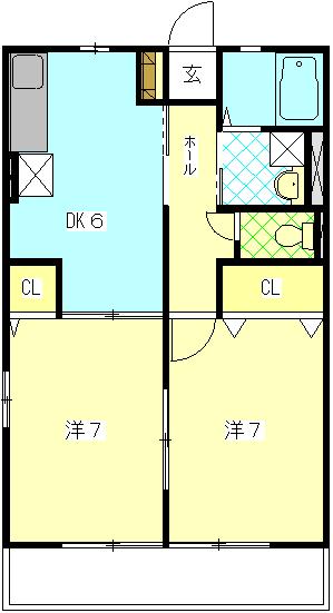 パストラルヒデ壱番館の間取り