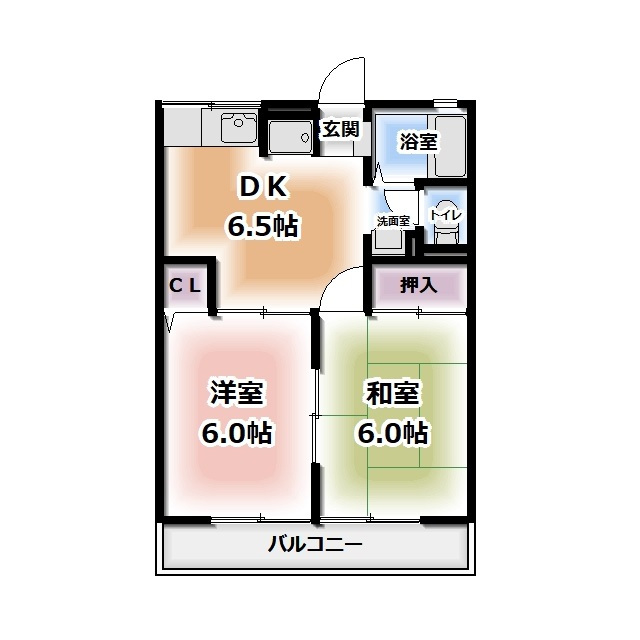 エミールAの間取り