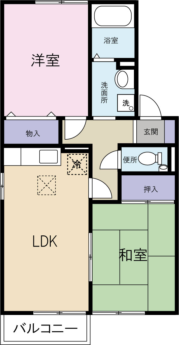 ファミールの間取り