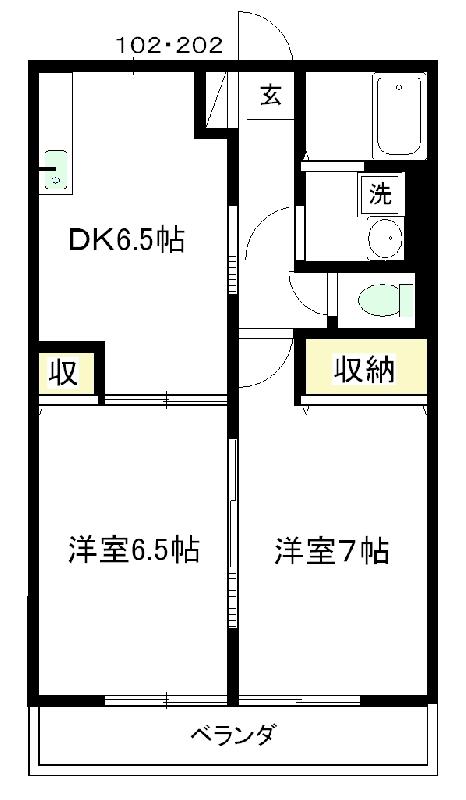 アクアテラスの間取り