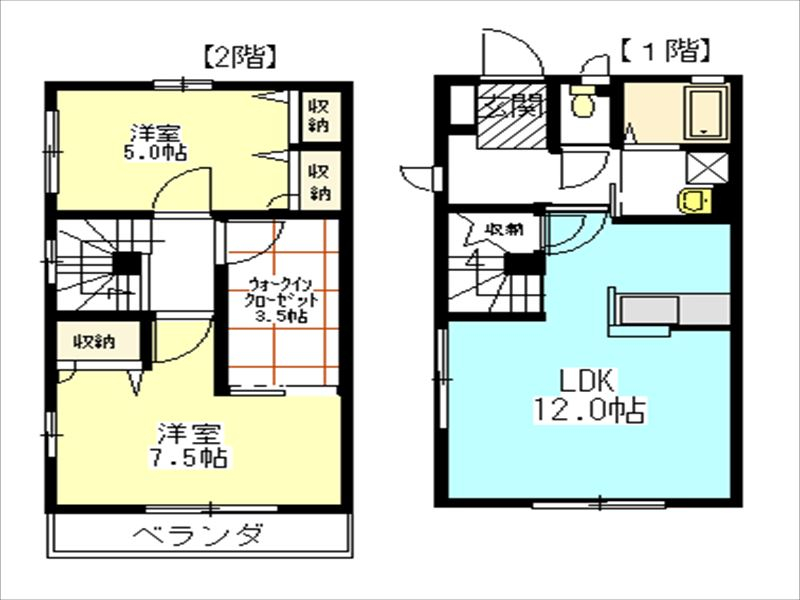 サニーハウスの間取り