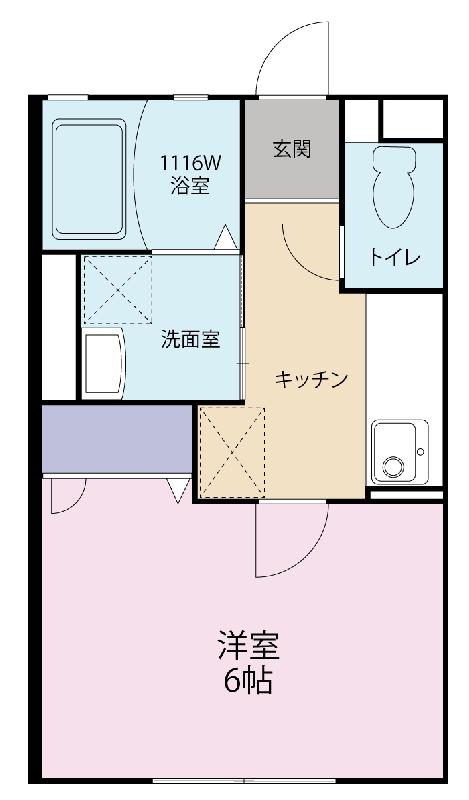 メゾンエスポワールの間取り