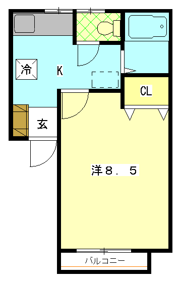 ファイブミニッツの間取り