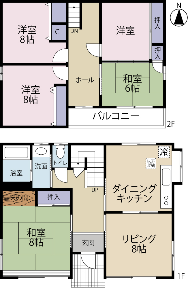 仁田戸建の間取り