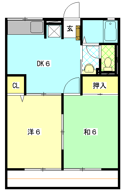 ウィンズIIの間取り